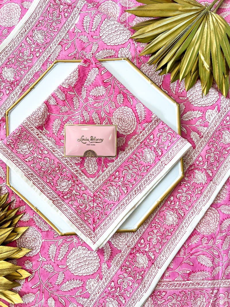 Pinckney Pink Tablecloth