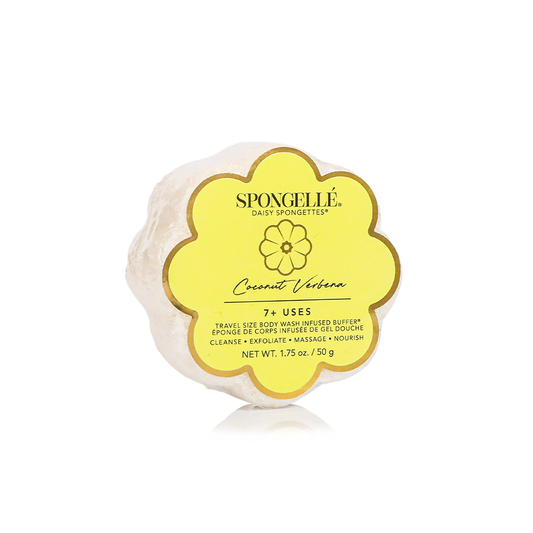Coconut Verbena Daisy Spongette | Soap Sponge | White Lotus