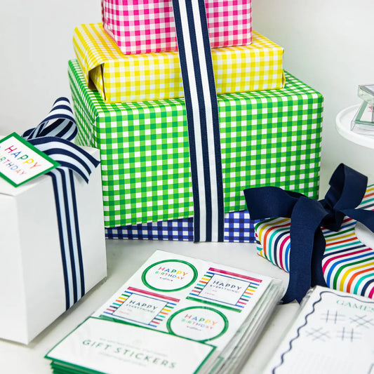 Colorful Gift Sticker Sheets