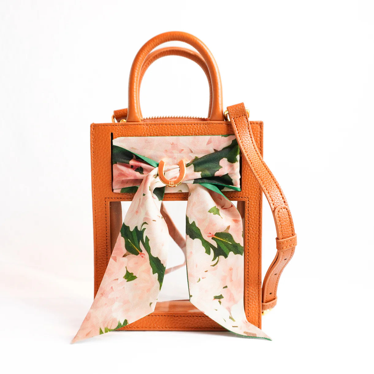 Mini Calista Clear Camel + Azaleas Twilly