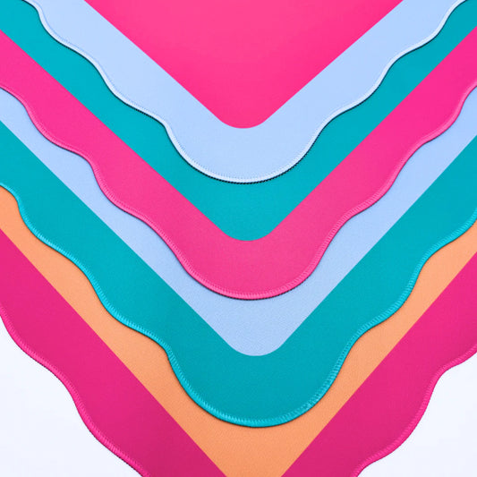 Scalloped Mahjong Mat