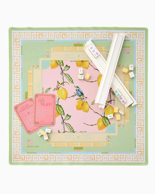 Oh My Mahjong Citrus Songbird Mat