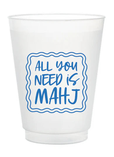 Stadium Frosted Cup- All You Need is Mahj
