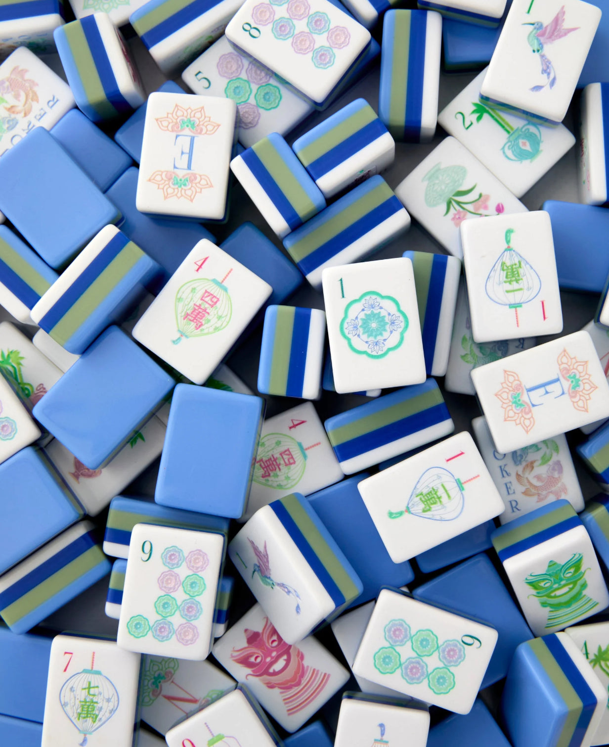Moonlight Mahjong Tiles