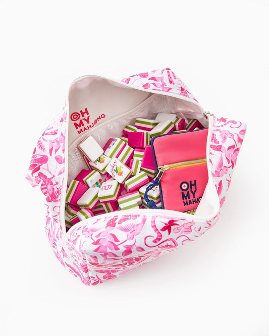 Amazon Pink Tile Bag x Catherine Cartie Collab- Oh My Mahjong