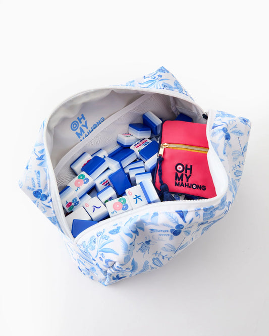 Amazon Blue Tile Bag x Catherine Cartie Collab- Oh My Mahjong