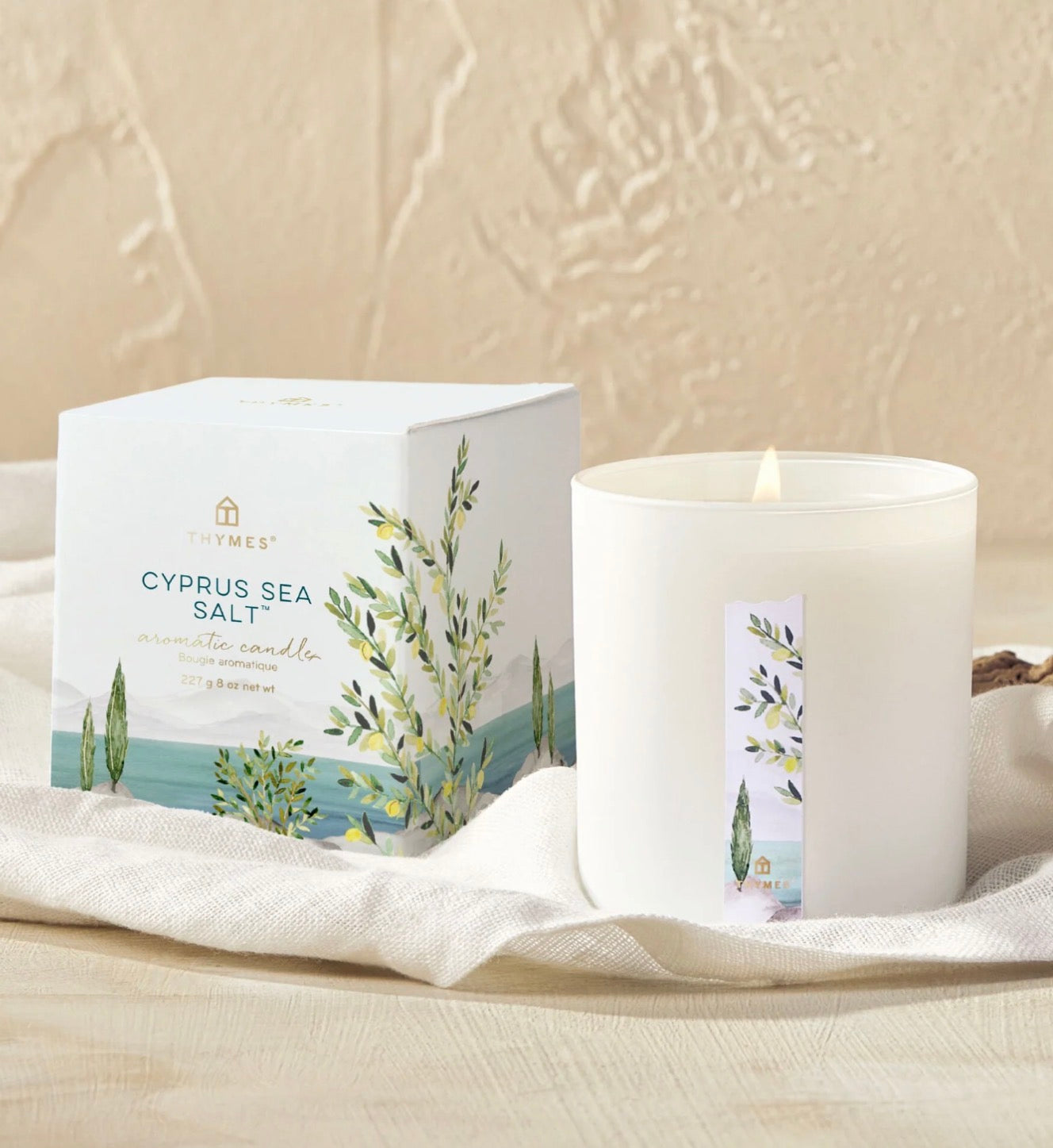 Cyprus Sea Salt Pored Candle - 8oz