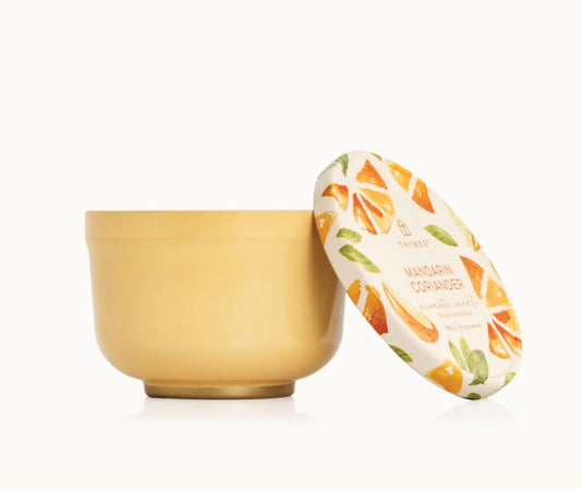 Mandarin Coriander Poured Candle Tin