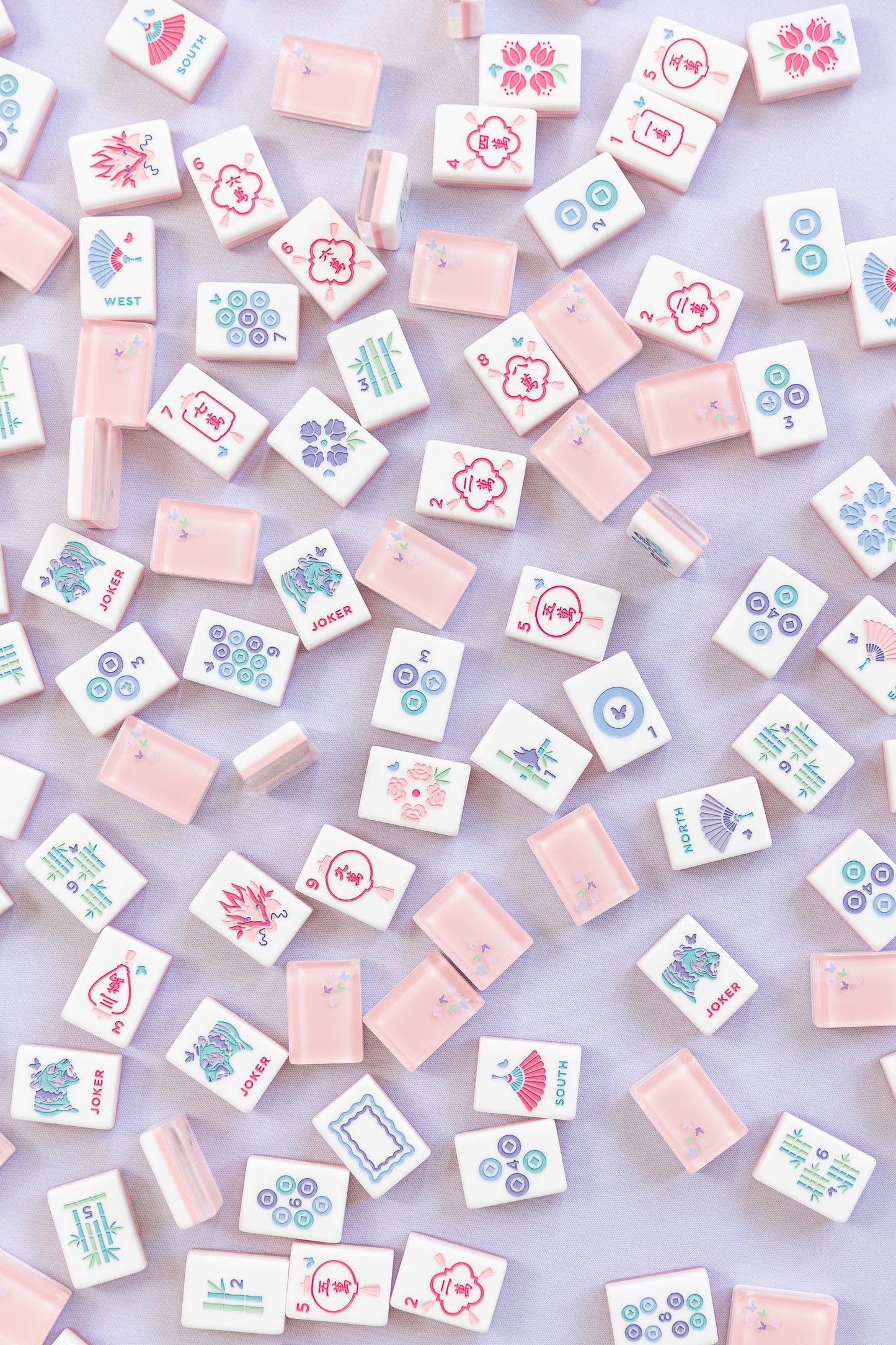 Classic Mahjong Set- Rose- Bam Bird Boutique