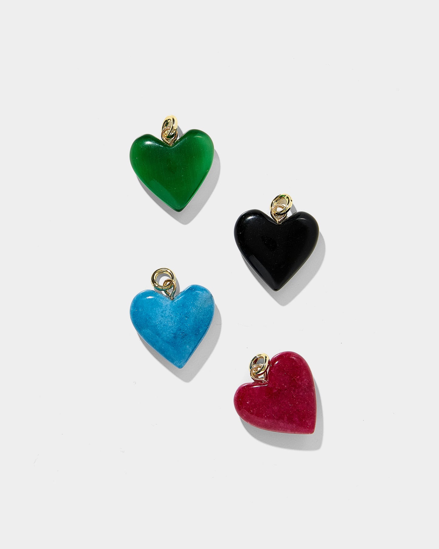 Stone Heart Charm