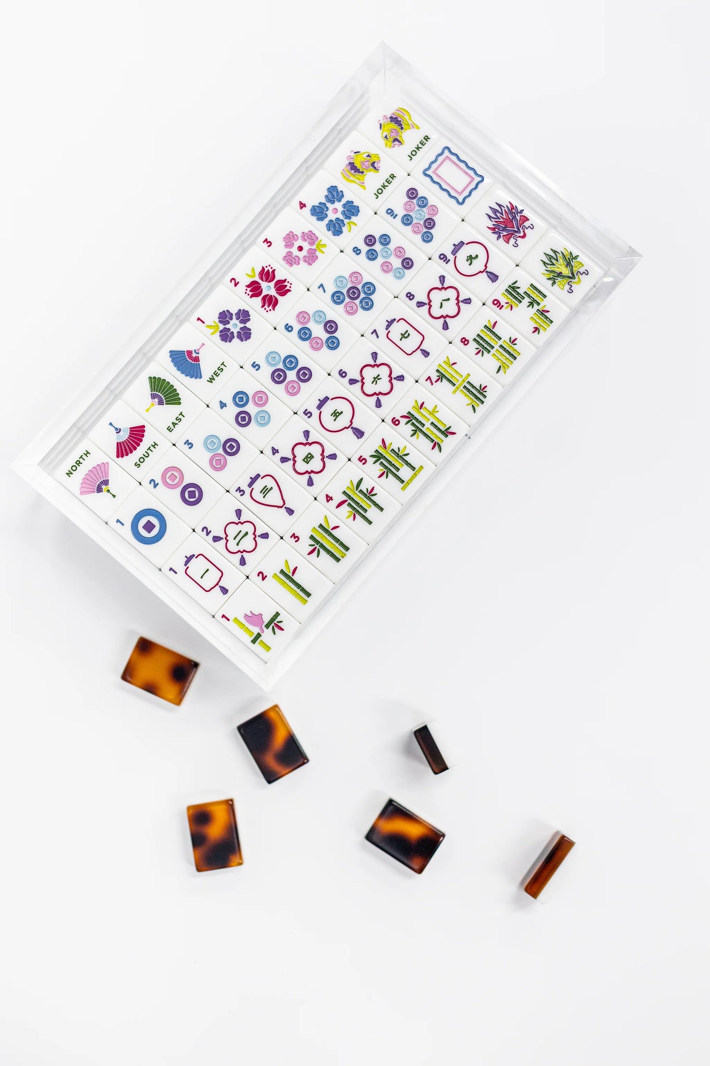 Classic Tortoise Shell Tile Set- Bam Bird Boutique