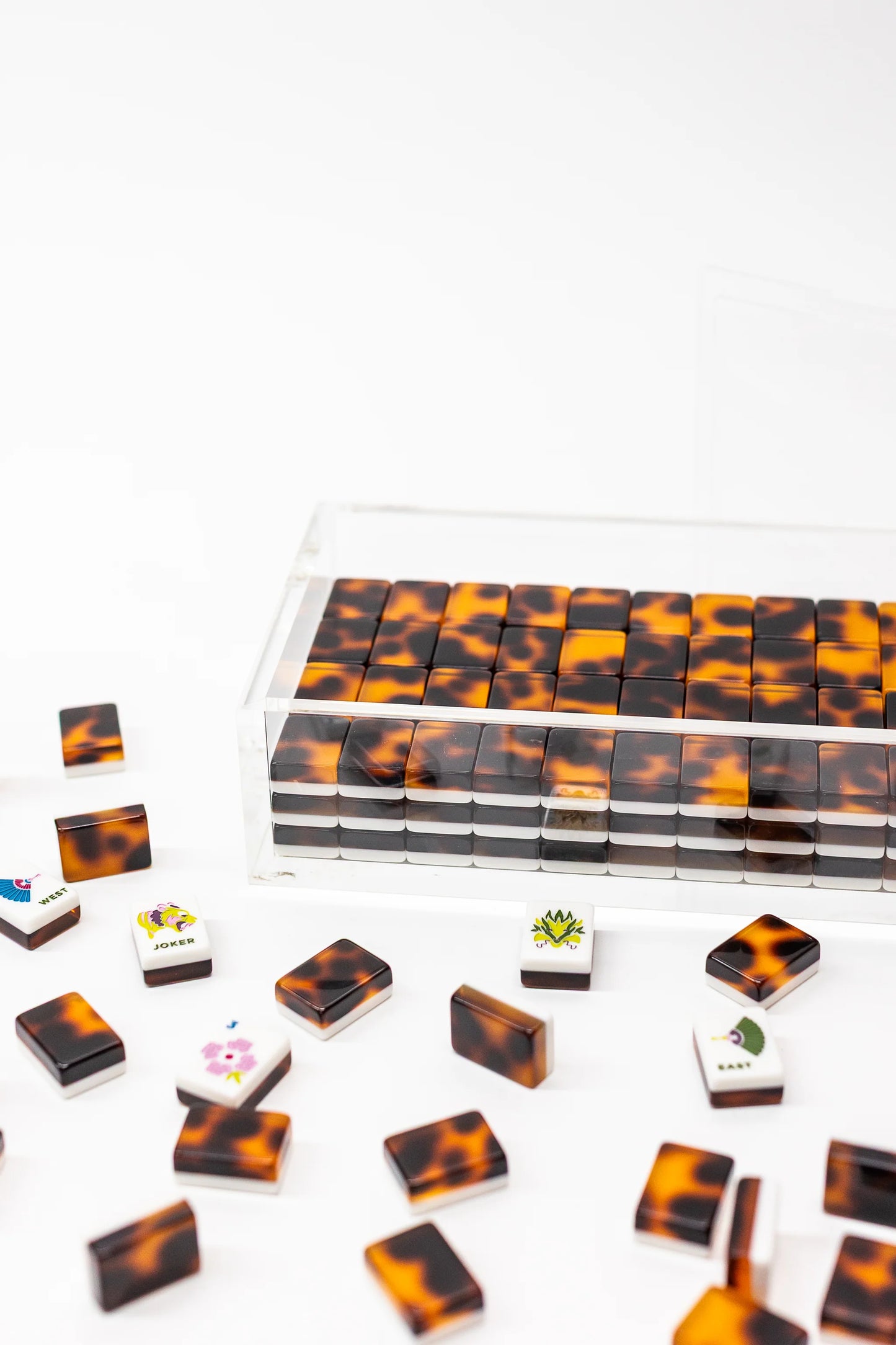 Classic Tortoise Shell Tile Set- Bam Bird Boutique