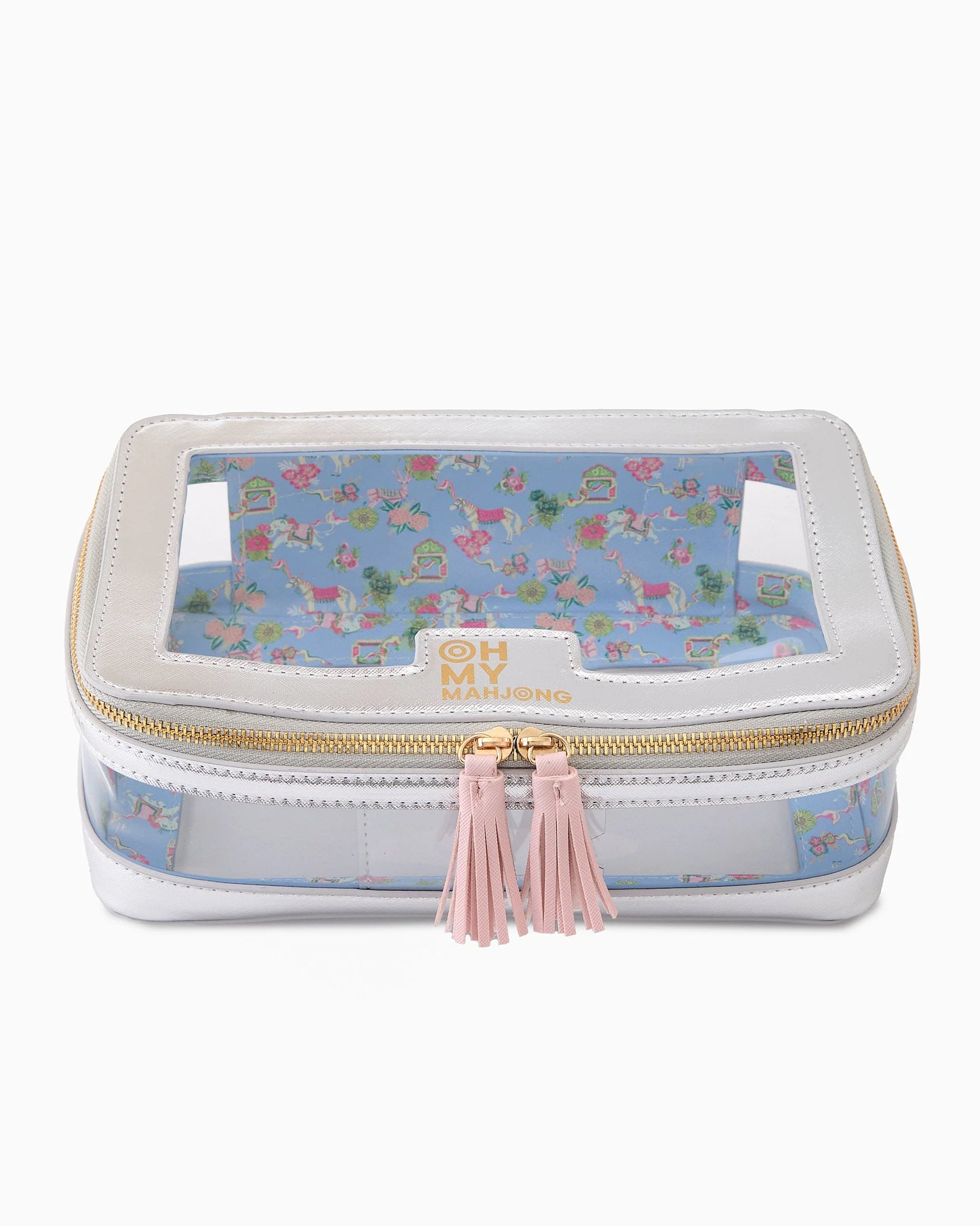 Silver Tile Storage Bag - Oh My Mahjong