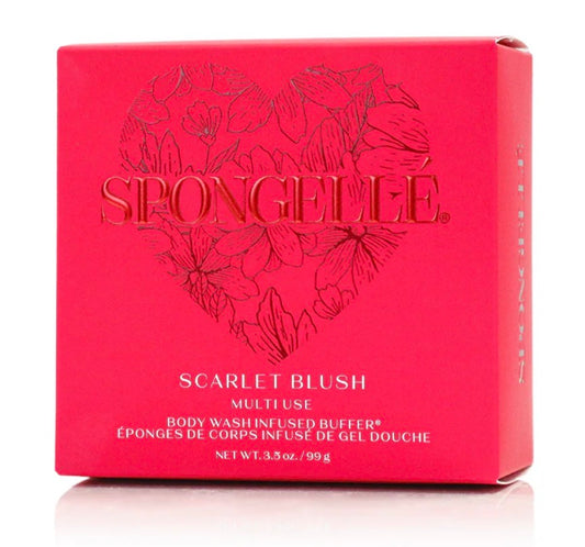 Scarlet Blush Heart Buffer- Spongelle