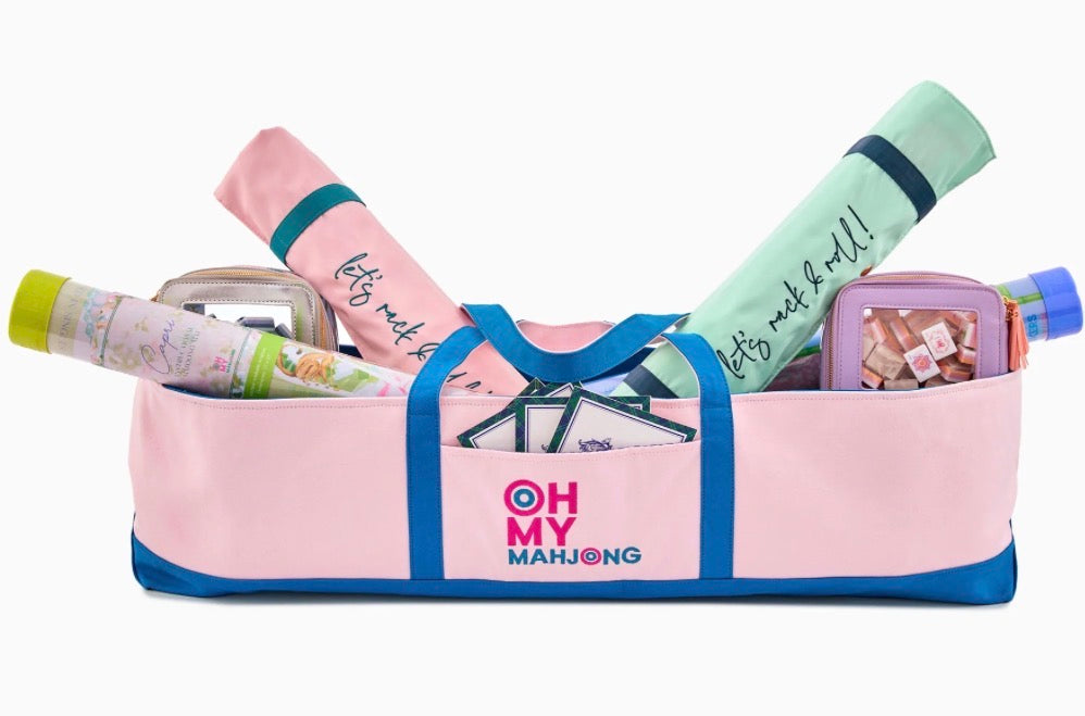 Pink Mat Storage Bag - Oh My Mahjong