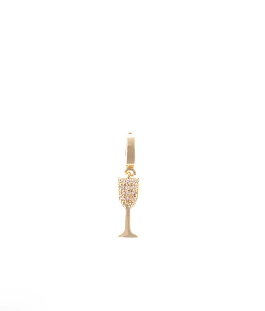 Champagne Glass Charm