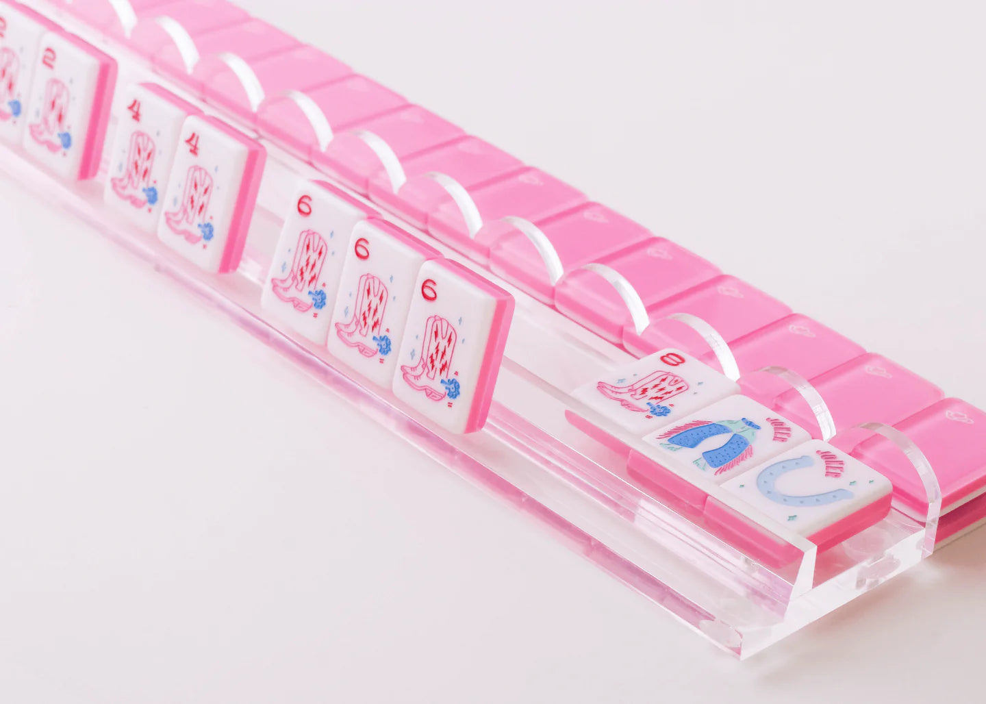 Clear Acrylic Racks with Scallops