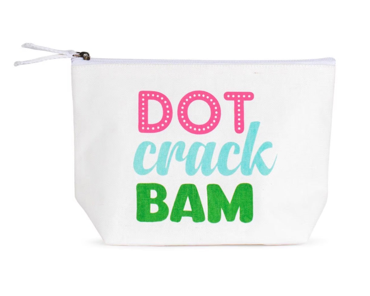 Dot Crack Bam Cosmetic Bag