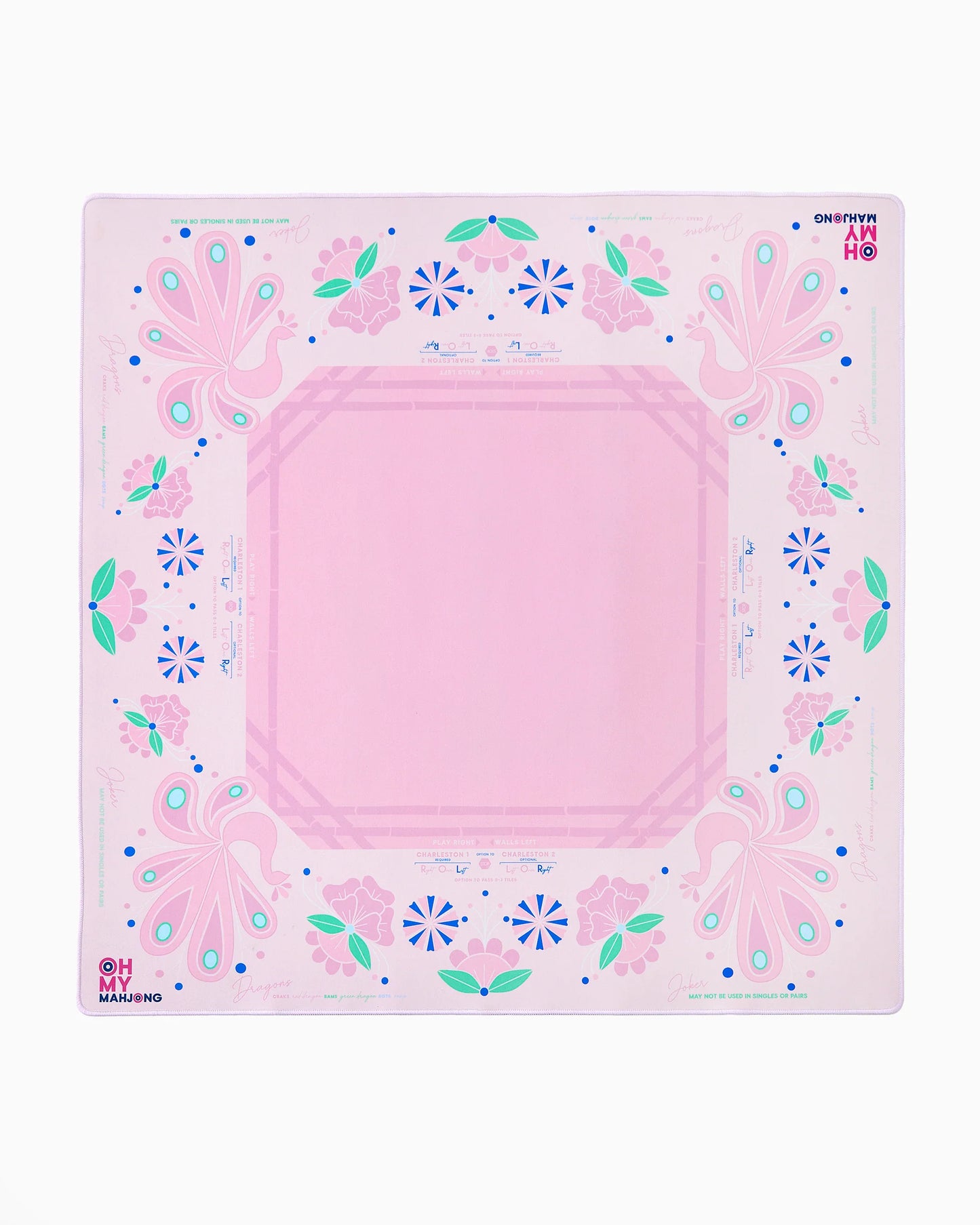 Birdie Pink Mat- Oh My Mahjong