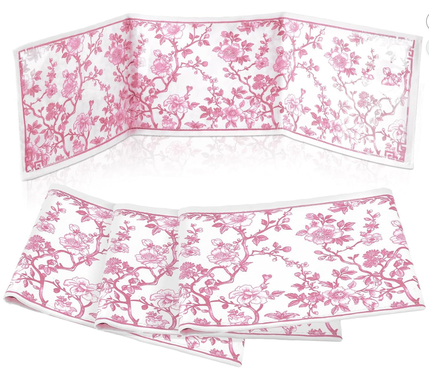 Fabric Mahjong Card Cover- Pink