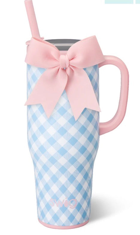 Gingham Mega Mug 40oz
