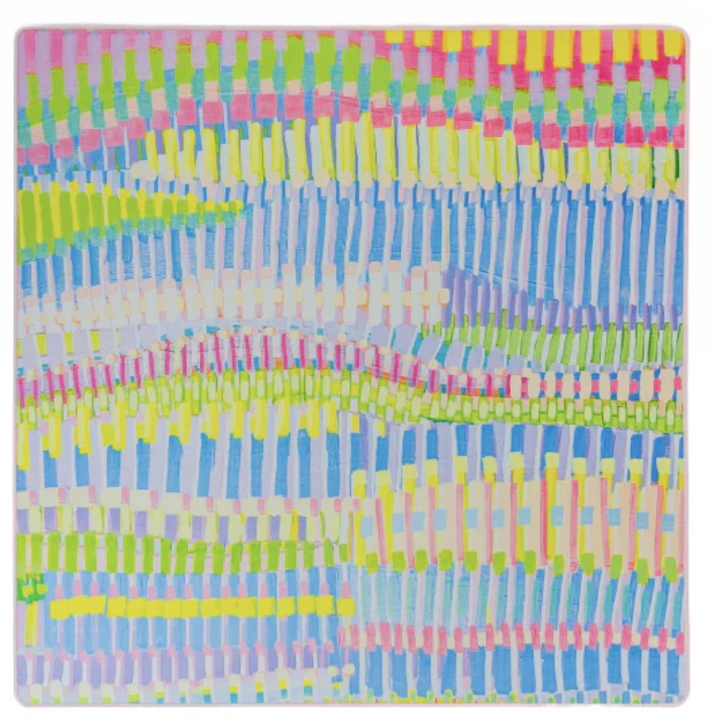 Bright Abstract Travel Neoprene Mat
