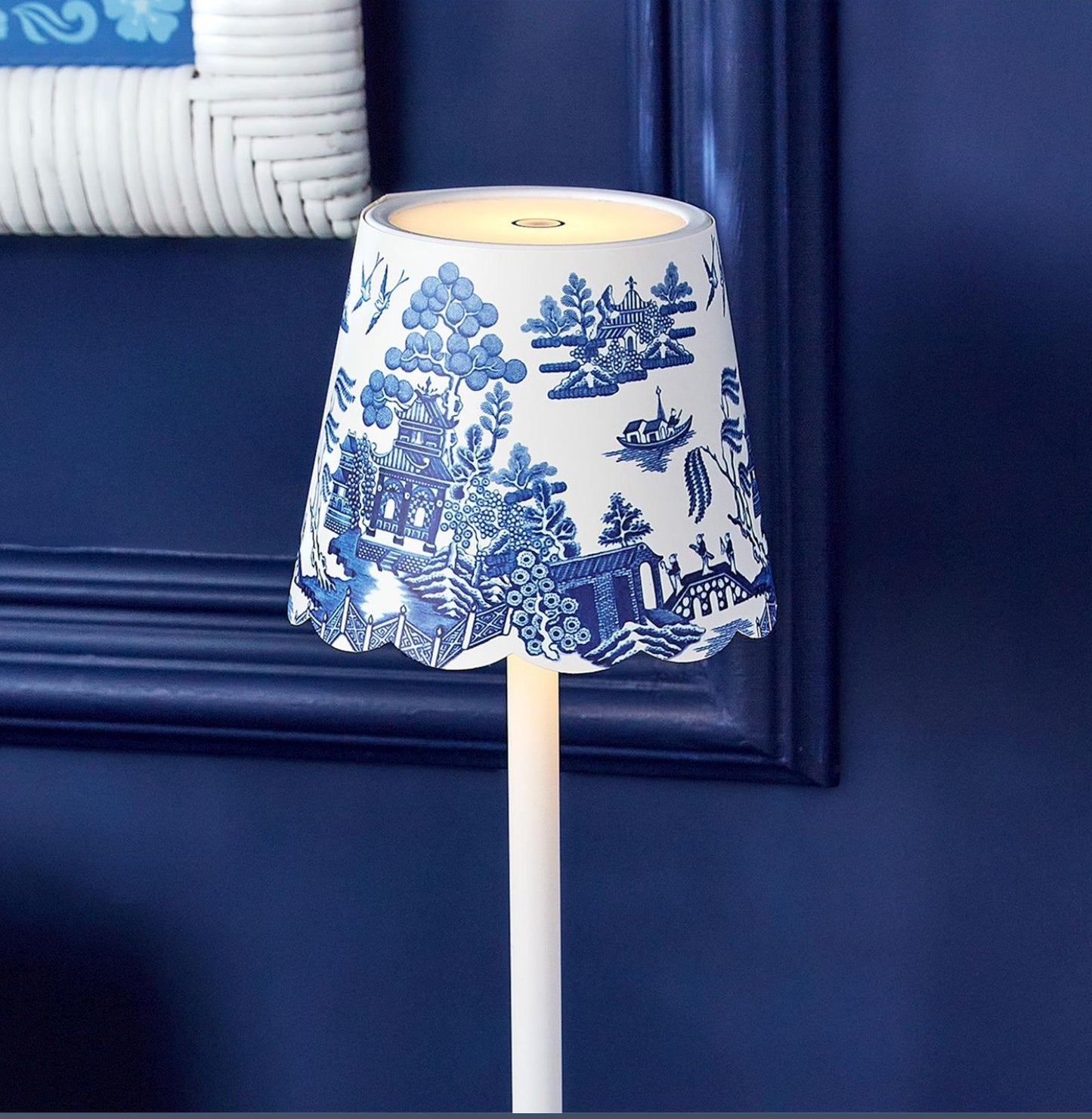 Chinoiserie Paper Shade Cover