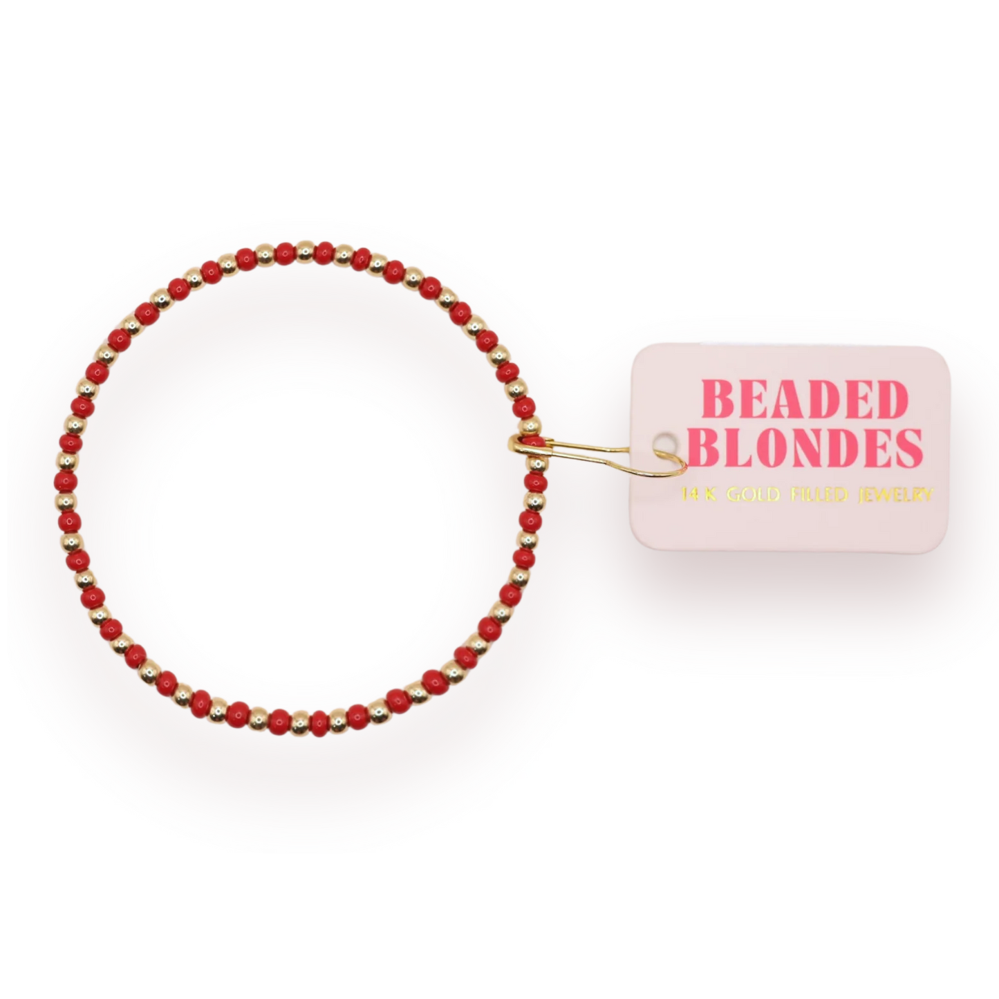 Demi Bracelet in Crimson Red
