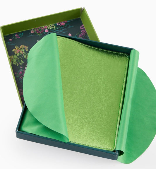 Metallic Green Mahjong Card Folio
