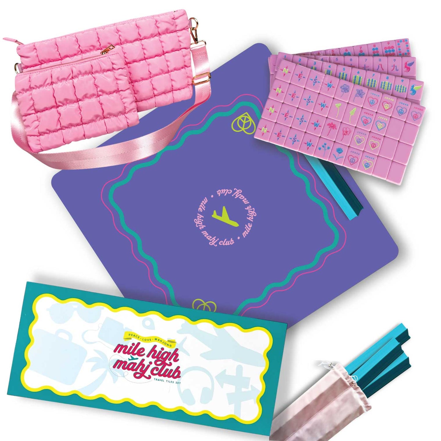 Pretty in Pink - Mile High Travel Tile Set