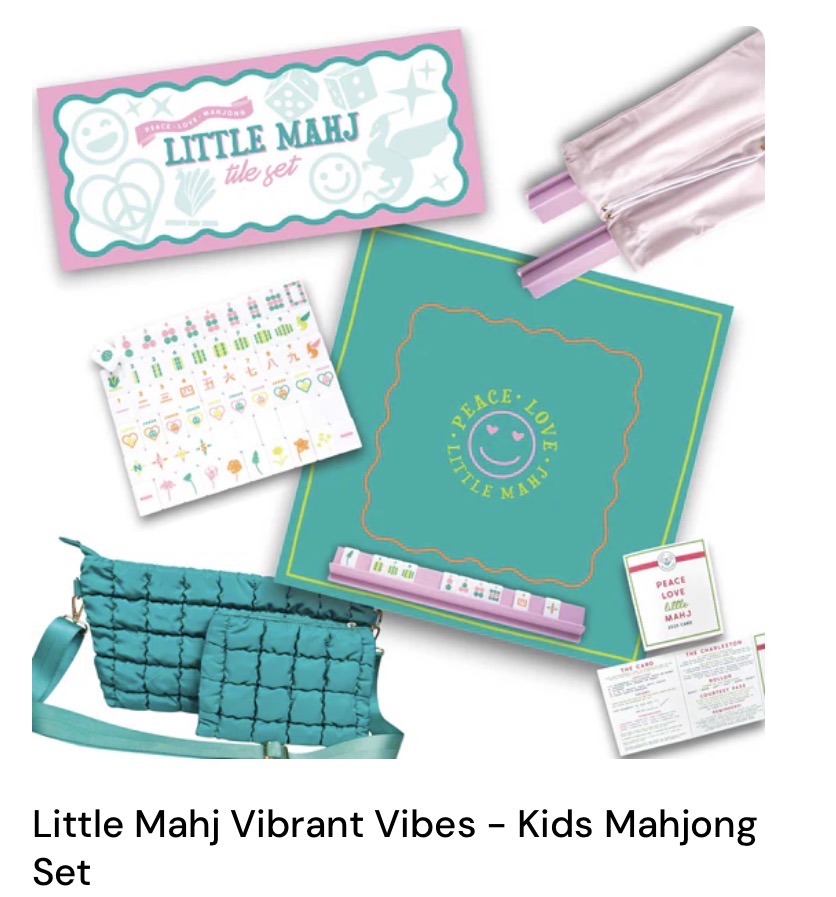 Mike High Mahjong Club Vibrant Vibes Travel Set
