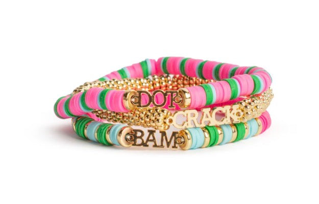Dot Crak Bam Beaded Bracelet Stack