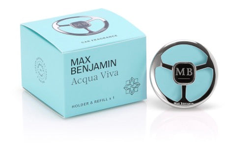 Car Fragrance Dispenser - Max Benjamin - Acqua Viva