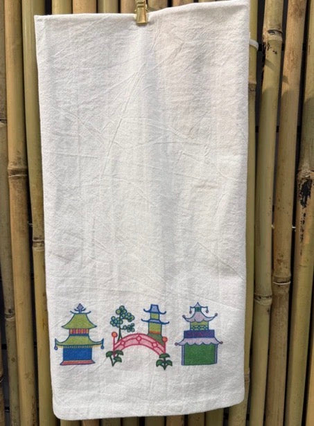Pagoda Bridge Hand Towel
