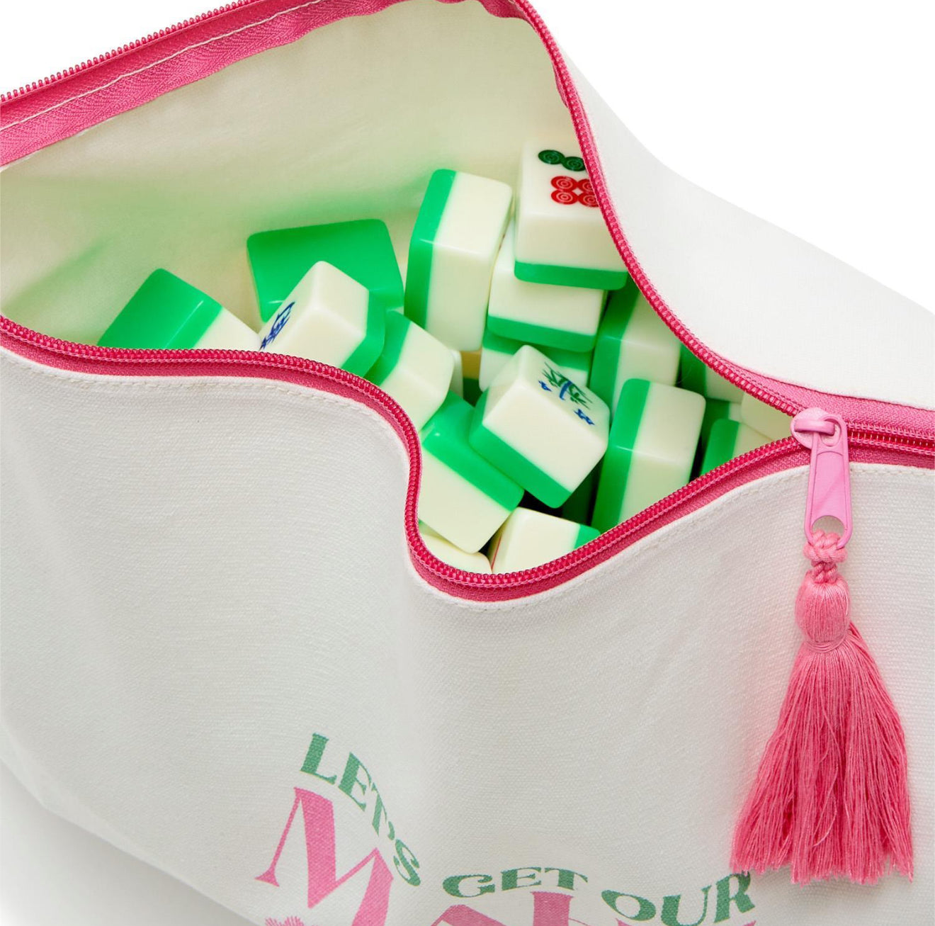 Mahjong Storage and Accessory Multipurpose Pouch