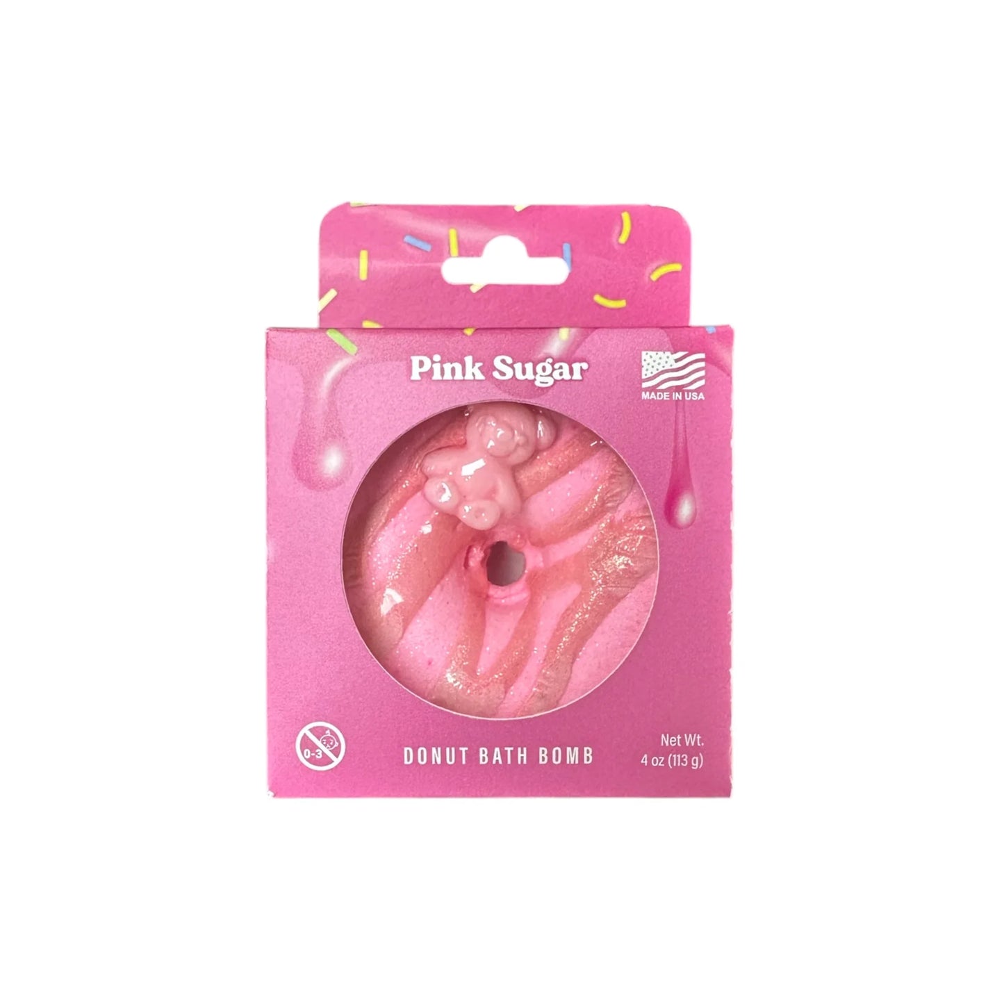 Pink Sugar Donut Bath Bomb