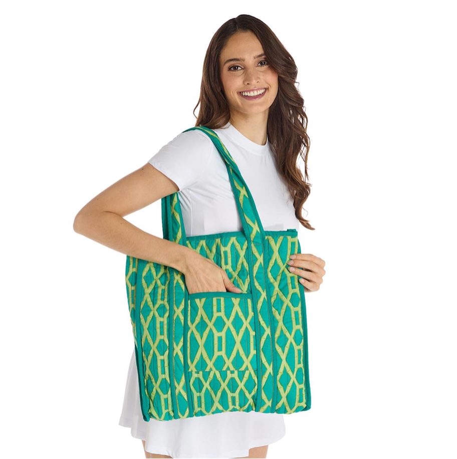 Bamboo Printed Reversible Tote