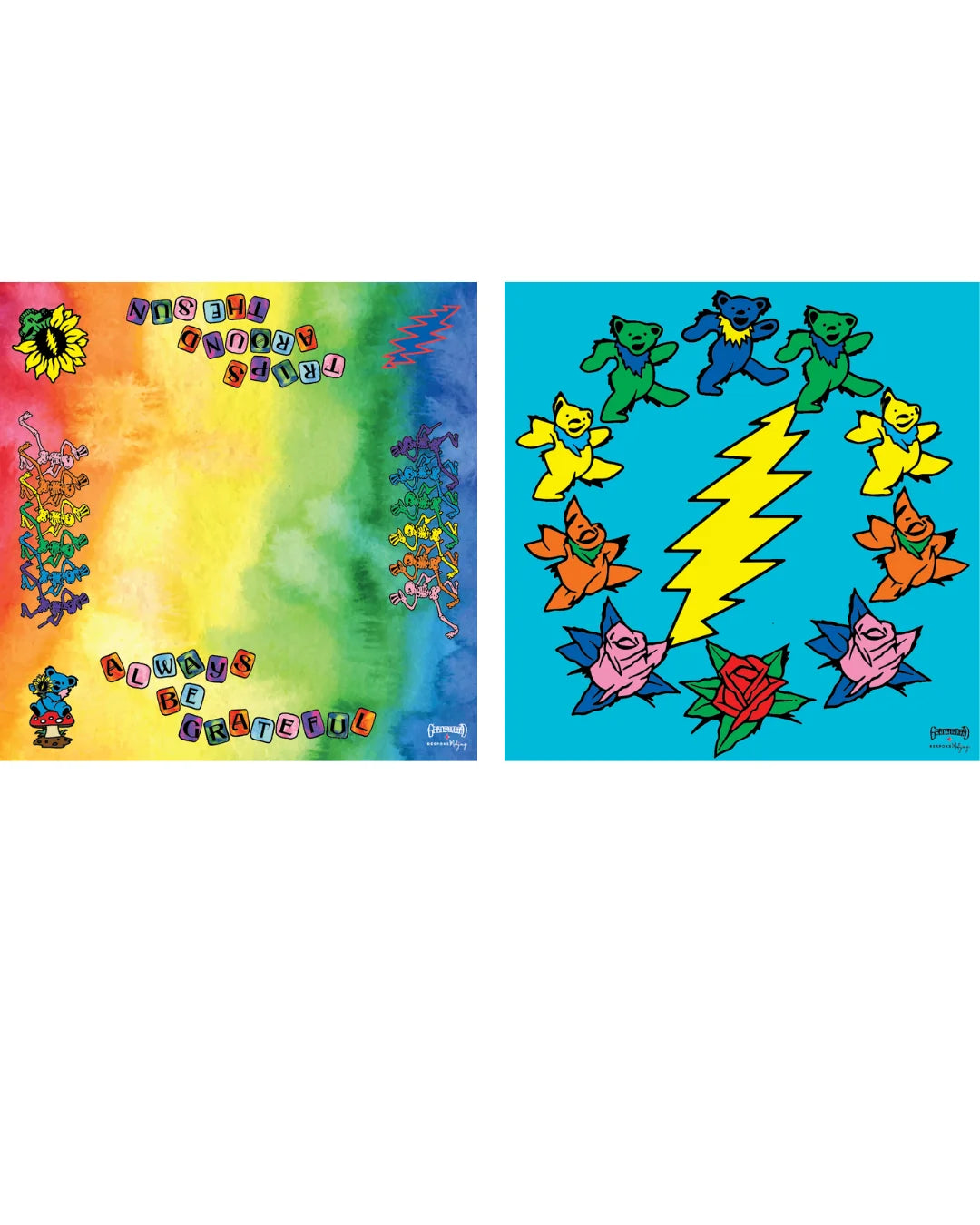 Grateful Dead x Bespoke Mahjong - DOUBLE-SIDED MAT - TIE DYE DREAM