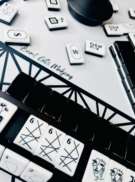 Art Deco Mahjong Tile Set