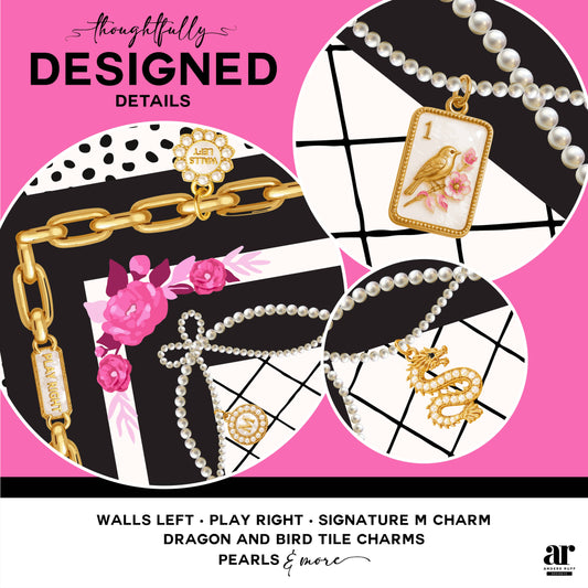 Bamboo Blossom Mahjong Mat – Eau de Mahj Collection