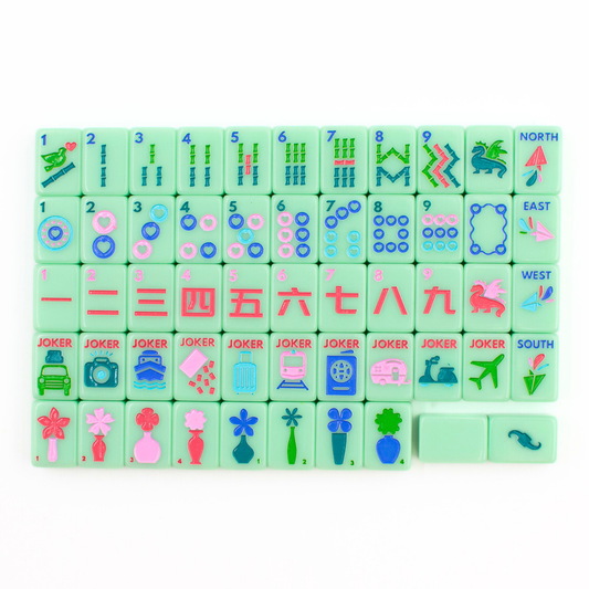 MINI TRAVEL MAHJONG | Mini Anywhere Series | Green