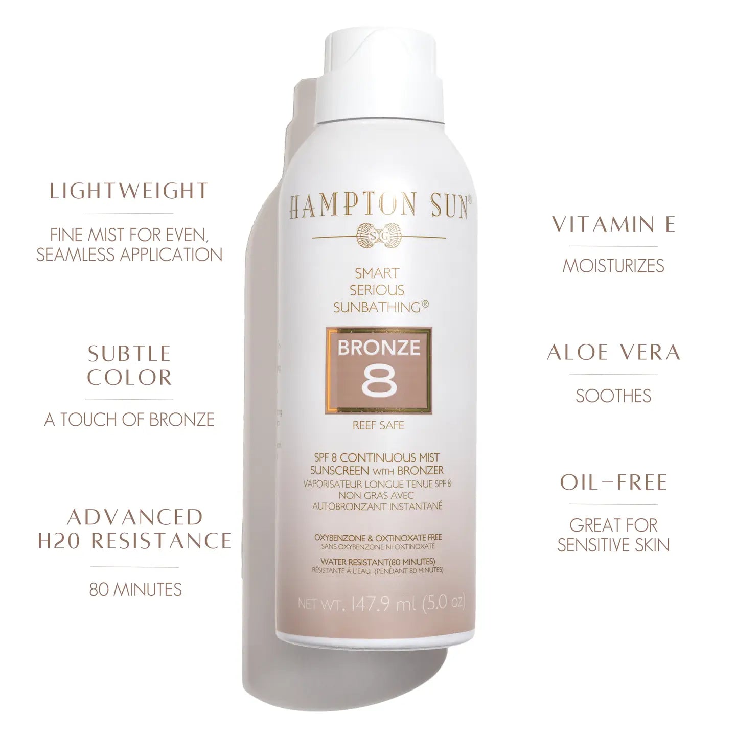 SPF 8 Bronze Continuous Mist