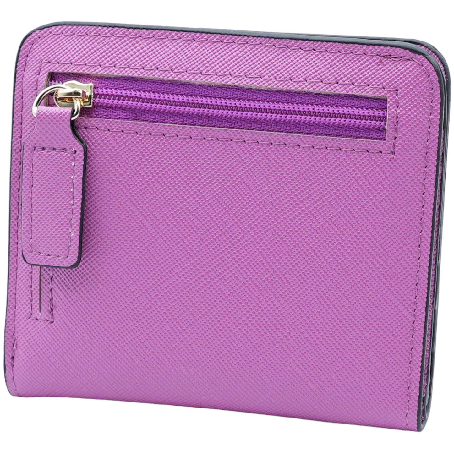 Women's Small Compact Bifold Luxury Wallet With Window ID
