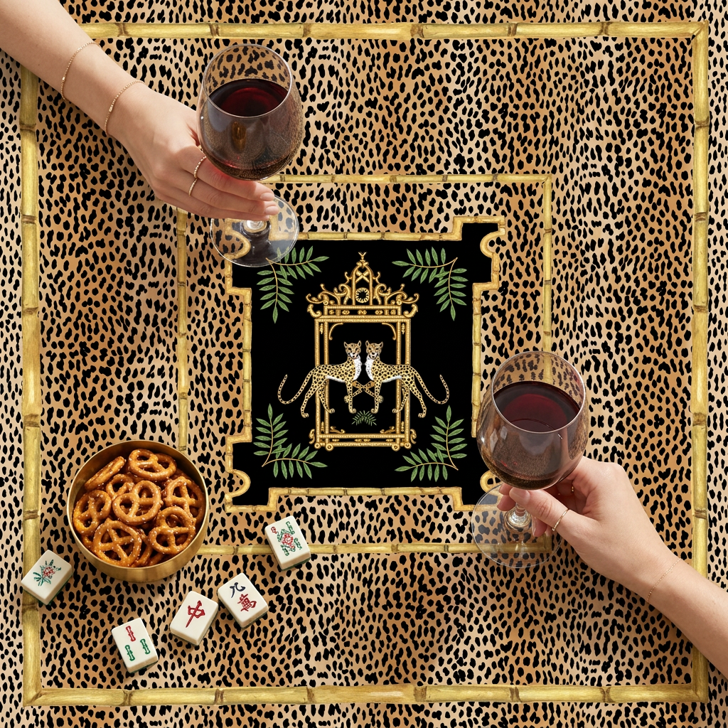 Mahjong Tablecloth, Boutique Monogram