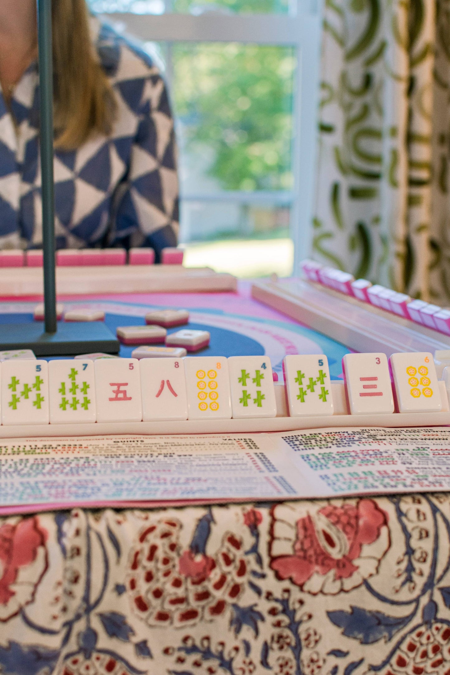 Heirloom Engraved Mahjong Tile Set - Modern + Bright Collection