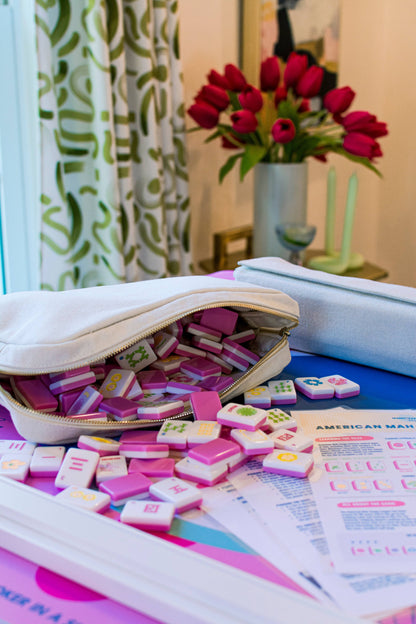 Heirloom Engraved Mahjong Tile Set - Modern + Bright Collection