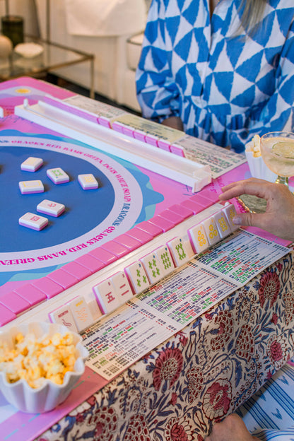 Heirloom Engraved Mahjong Tile Set - Modern + Bright Collection