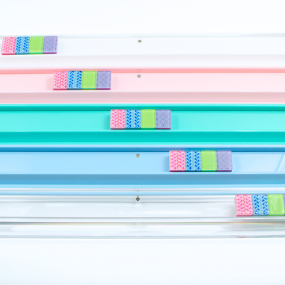 MAHJONG RACKS | Premium Acrylic | 4 Racks + 4 Pushers