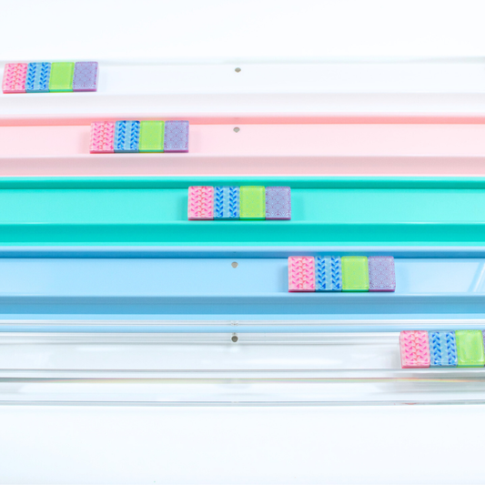 MAHJONG RACKS | Premium Acrylic | 4 Racks + 4 Pushers