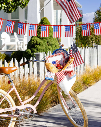 FLA1202 - Gingham Flag Banner